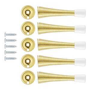 DOOR STOP SPRING BRASS 3IN    