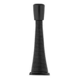 DOOR STOP SPRING MATTE BLK 4IN