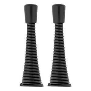 DOOR STOP SPRING MATTE BLK 4IN