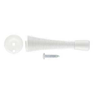 DOOR STOP SPRING WHITE 3IN    