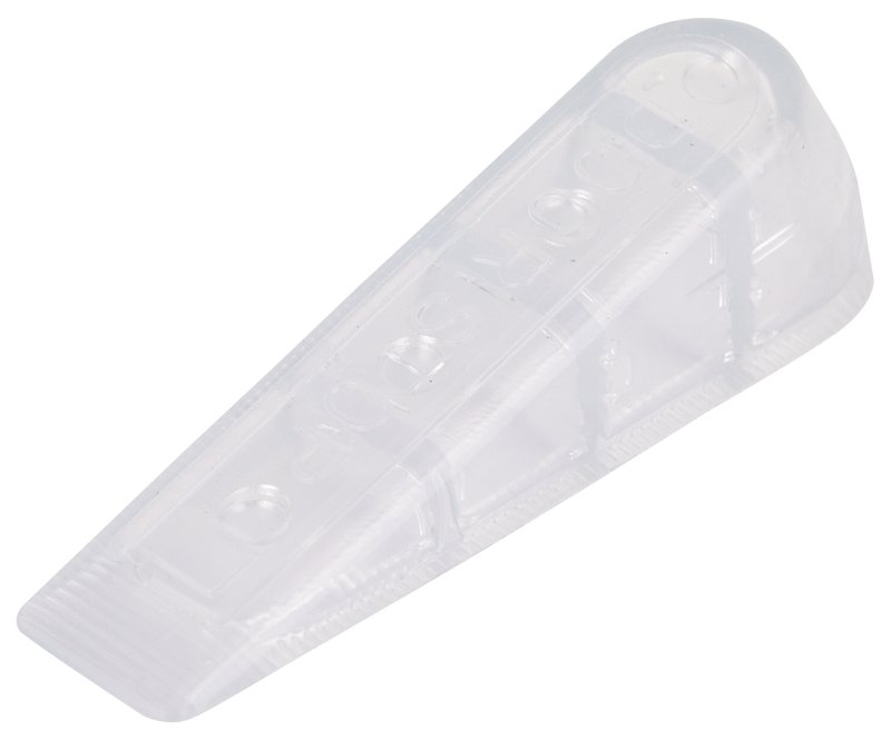 DOOR STOP TRIANGLE RUBBER CLR 