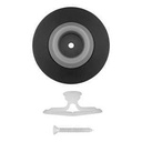 DOOR STOP WALL MATTE BLACK 4IN