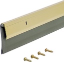 DOORSWEEP ALUM/VINYL GOLD 36IN