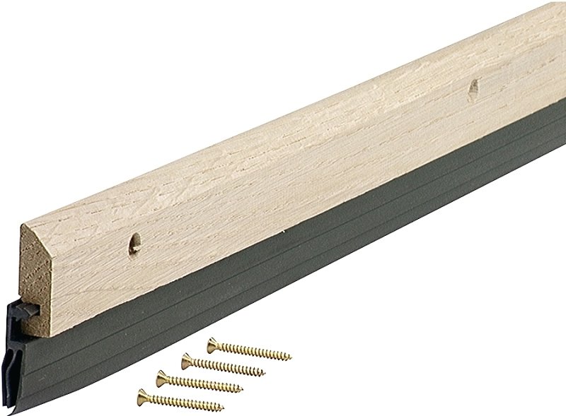 DOORSWEEP WOOD VINYL 2X36 IN  