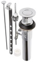 DRAIN POP-UP NO OVRFLW CHROME 