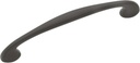 DRAWER PULL 96MM FLAT BLACK   