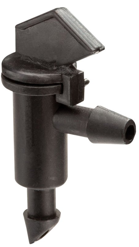 DRIPPER FLAG PLSTC BLACK 1GPH 