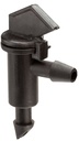 DRIPPER FLAG PLSTC BLACK 1GPH 