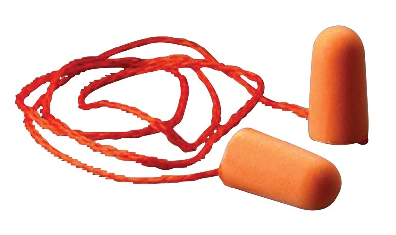 EAR PLUGS ORANGE FOAM CORDED  