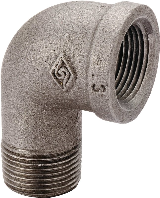 ELBOW 90 DEG BLACK STREET1-1/4