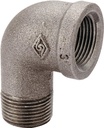 ELBOW 90 DEG BLACK STREET1-1/4