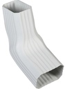 ELBOW GUTTER VINYL WHITE 2X3IN