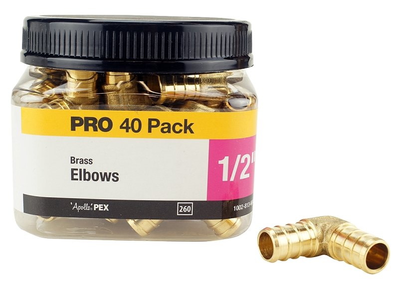 ELBOW PEX 40PK 1/2IN          