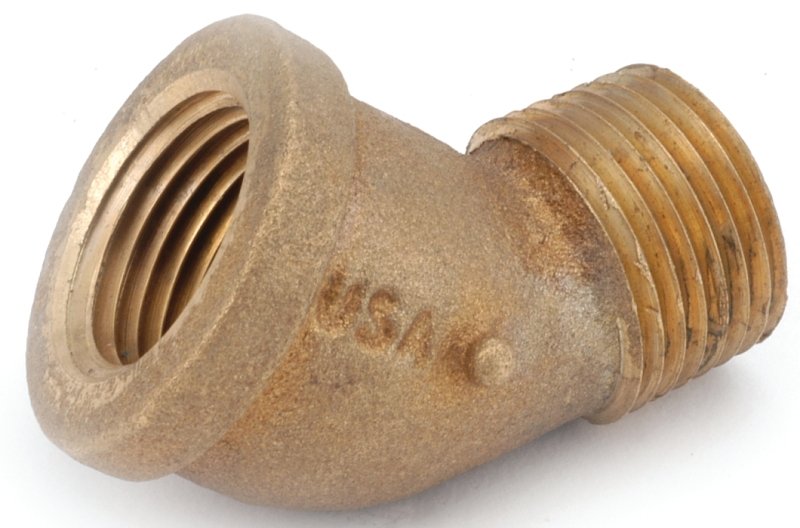 ELBOW STRT BRASS 45DEG IPT 3/4