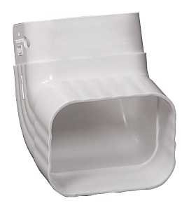 ELBOW TRDNL A VNYL WHITE 3X4IN