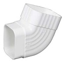 ELBOW TRDNL B VINYL WHT 2X3IN 
