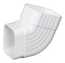 ELBOW TRDNL B VNYL WHITE 3X4IN
