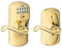 ELECTRONIC ENTRY LEVER LT BRSS