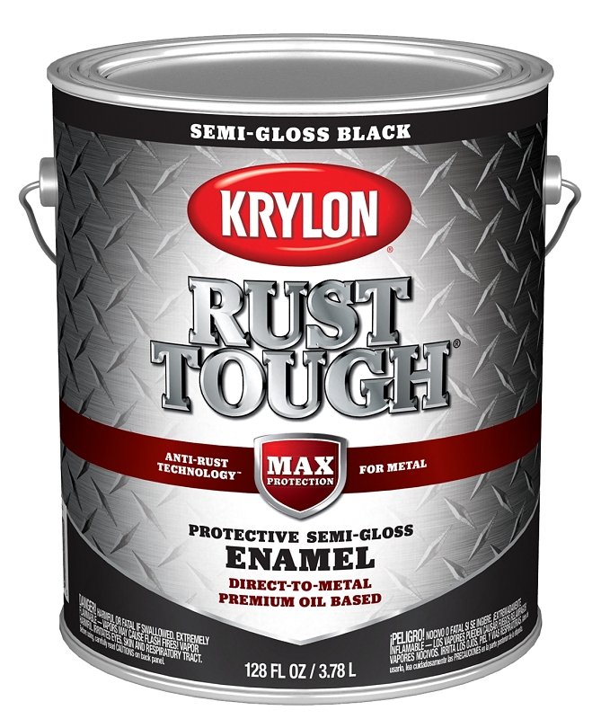 ENAMEL SEMI-GLOSS BLACK GA    
