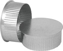 END CAP RND PLUG 30GA 4IN GLV 