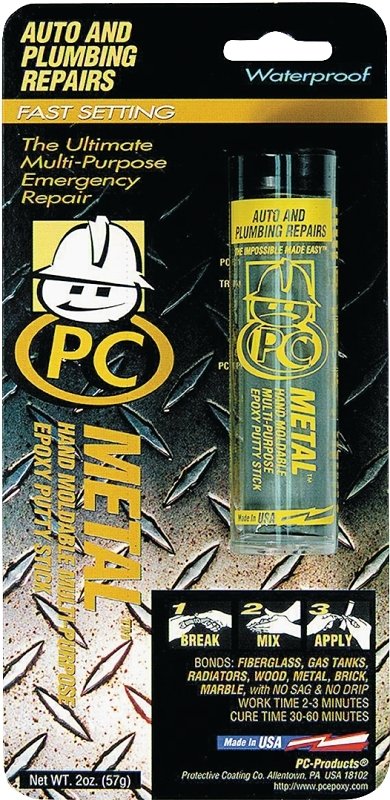 EPOXY PUTTY MTL FAST STTG 2OZ 