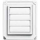 EXHAUST VENT WHITE SCALLOP    