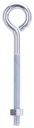 EYE BOLT STL 1/4X4IN ZINC     