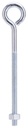 EYE BOLT STL 1/4X5IN ZINC     