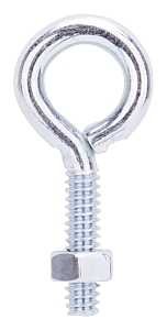 EYE BOLT STL 3/16X1-3/8IN ZINC