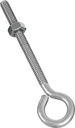 EYE BOLT W/NUT 1/4X4IN SS     