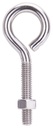 EYE BOLT W/NUT 5/16X3-1/4IN SS