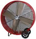 FAN BARREL 1/3HP 36IN RED     
