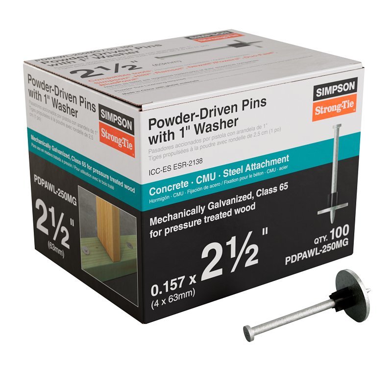 FASTNING PIN MECH GALV 2-1/2IN