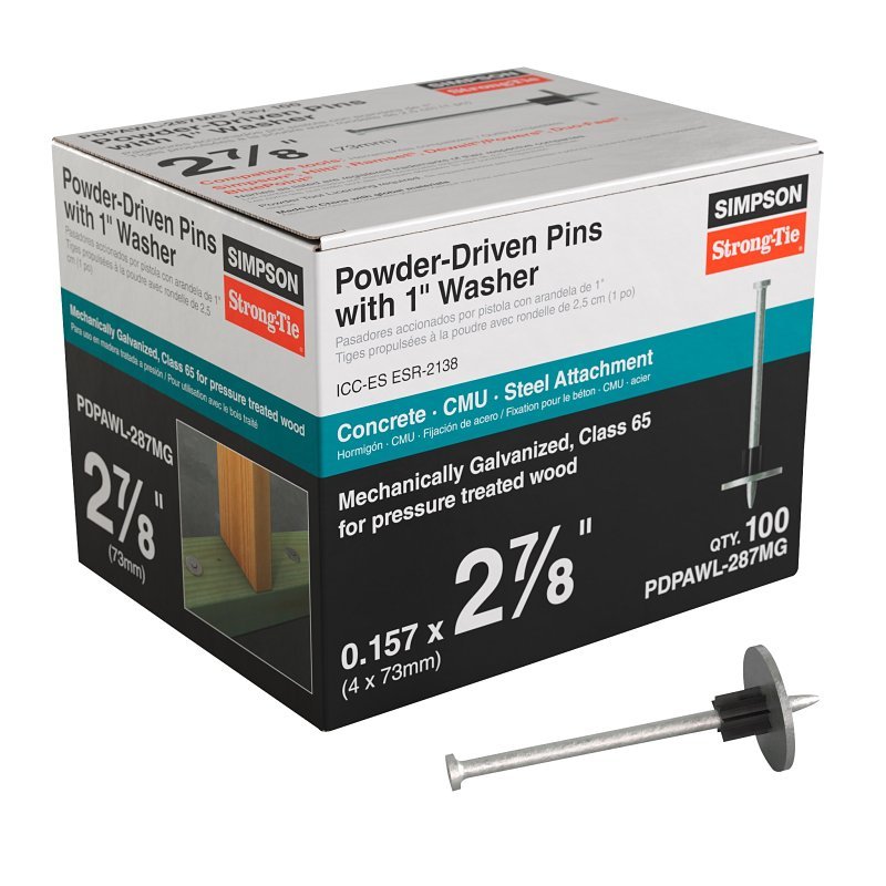 FASTNING PIN MECH GALV 2-7/8IN