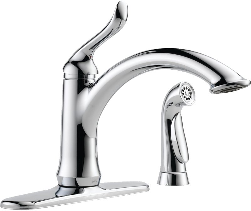 FAUCET KITCHEN 1HNDL CHR W/SPR