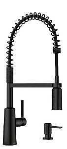 FAUCET KTN SPRING NORI MATBLK 