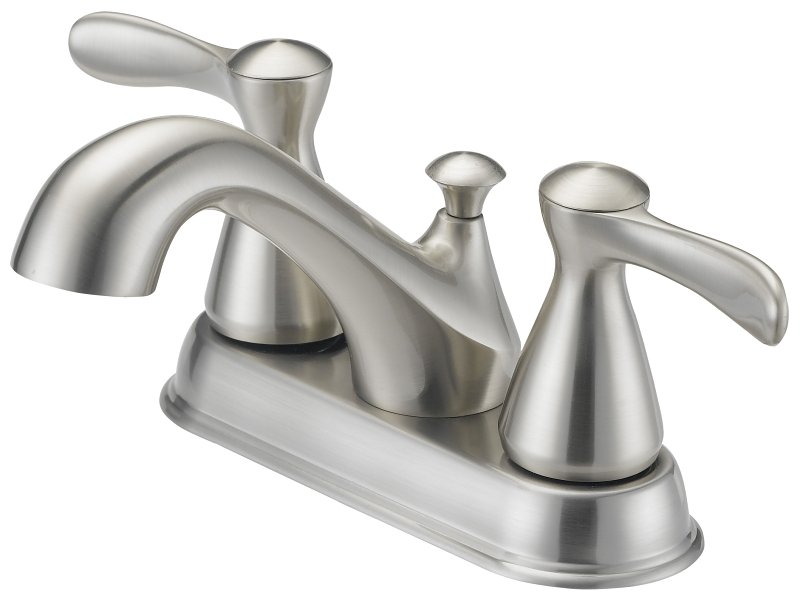 FAUCET LAV 4IN 2HNDL LEVER NIC