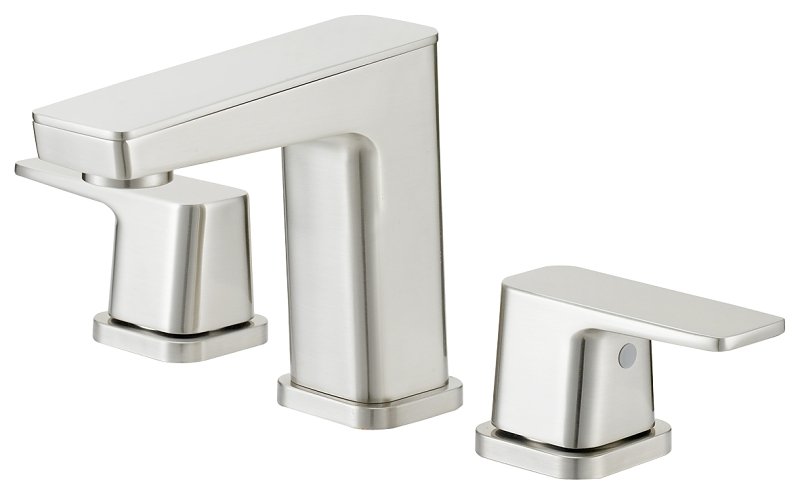 FAUCET LAV WIDESPREAD BRSH NKL