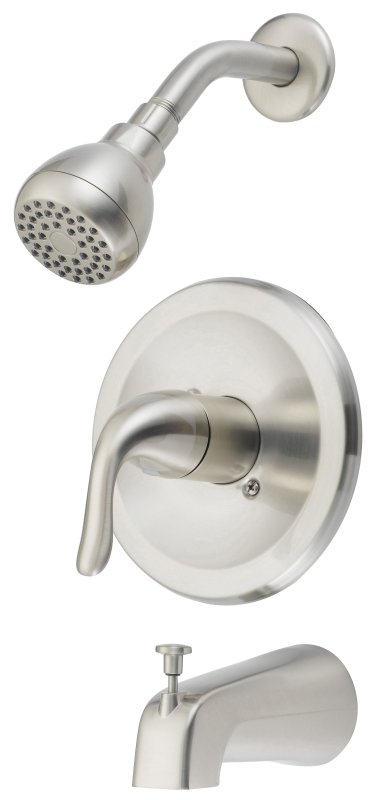 FAUCET TUB/SHOWER SGL HNDL NKL