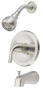 FAUCET TUB/SHOWER SGL HNDL NKL