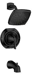 FAUCET TUB/SHW LNDOR MT BLK1H 