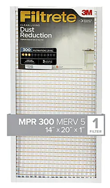 FILTER AIR DUST&LINT 14X20X1IN