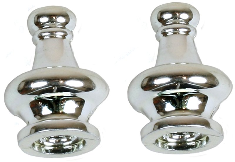 FINIAL PYRAMID 1-1/4IN NIC FIN