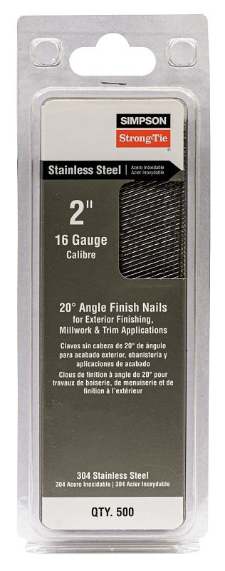FINISHING NAIL 304SS 16GA 2IN 