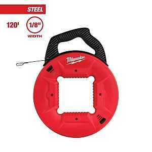 FISH TAPE STEEL 1/8IN X 120FT 