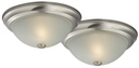 FIXTURE CEIL 2LT 13IN FLUSH BN