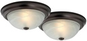 FIXTURE CEIL 2LT FLSH 13IN ORB