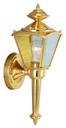 FIXTURE PORCH WLMT 1LT POL BRS