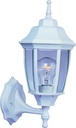 FIXTURE PORCH WLMT 1LT WHITE  