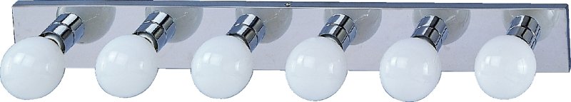 FIXTURE VNTY WALL 6LT36IN CHRM
